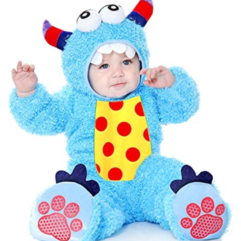 Charades Little Monster Madness Blue Toddler Sz 2 4 Years